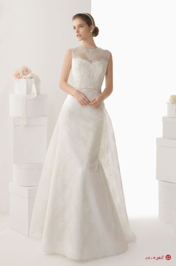 مدل جدید لباس عروس تور دانتل