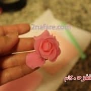 آمورش گل رز با خمیر فوندانت (13)