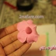 آمورش گل رز با خمیر فوندانت (5)