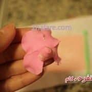 آمورش گل رز با خمیر فوندانت (6)