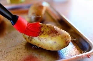 سیب زمینی برای پیتزا