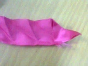 آموزش گام به گام گل رز با روبان 