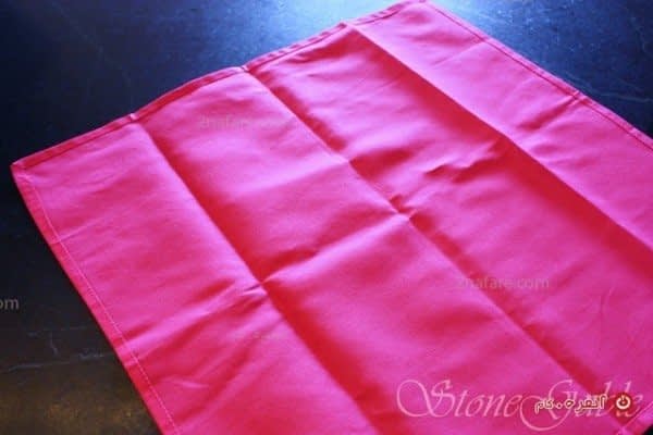 آموزش مرحله به مرحله تزیین دستمال سفره به شکل رز برای سفره آرایی