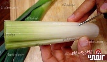 گل با پیازچه برای تزیین غذا