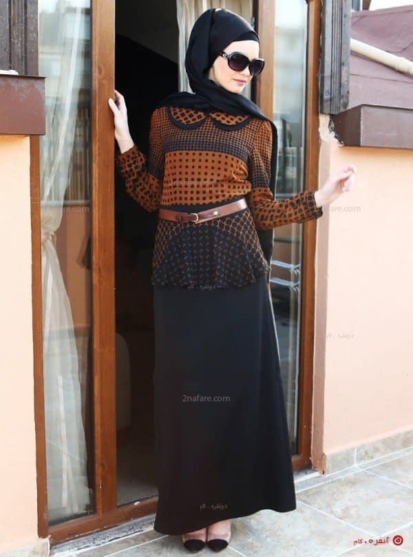 مدل لباس مجلسی با حجاب