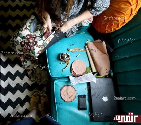 ما در حال ساختن زیر لیوانی