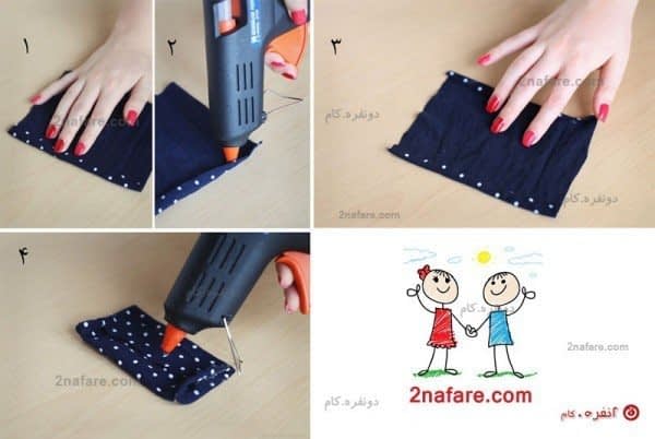 آموزش ساخت گل سر پاپیون