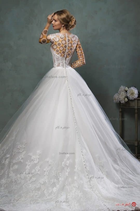 لباس عروس پفی تور