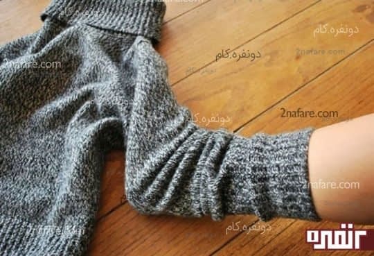 دوختن جوراب از لباس های بافتنی 3 1 540x369 - دوختن جوراب از لباس های بافتنی